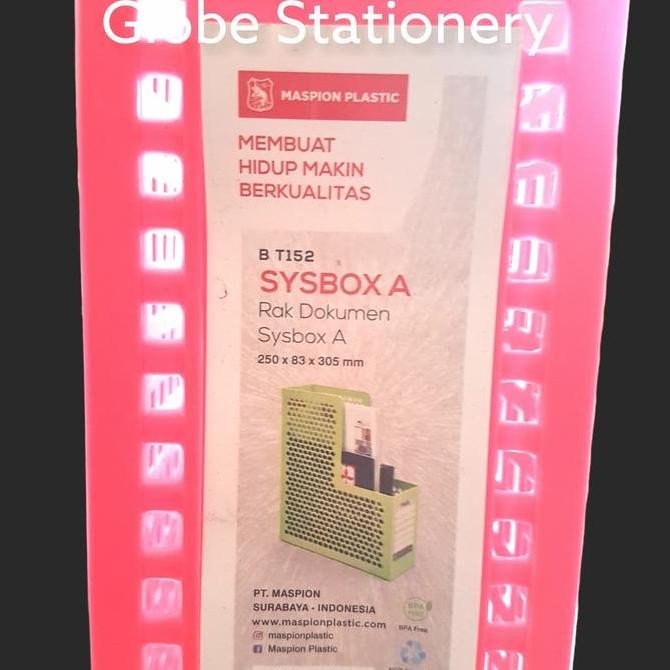 

Stok Terbatas Box File Maspion Plastik - Penyimpanan Dokumen Praktis