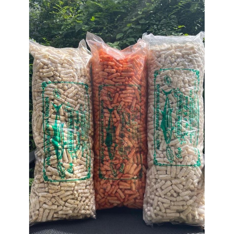 

FF NKS - KERUPUK TONGKOL, STIK IKAN HIDAYAH TONGKOL 1BALL 1kg Cemilan Kripik