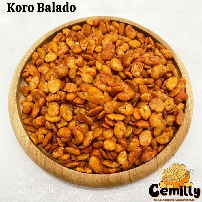 

FF [CEMILLY] 1000gr Koro Balado Kacang Koro Cemilan Snack Kiloan