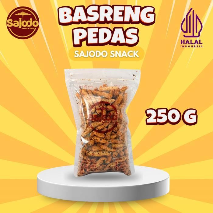 

FF Basreng Pedas Daun Jeruk 250 Gram Camilan Chili Food Snack