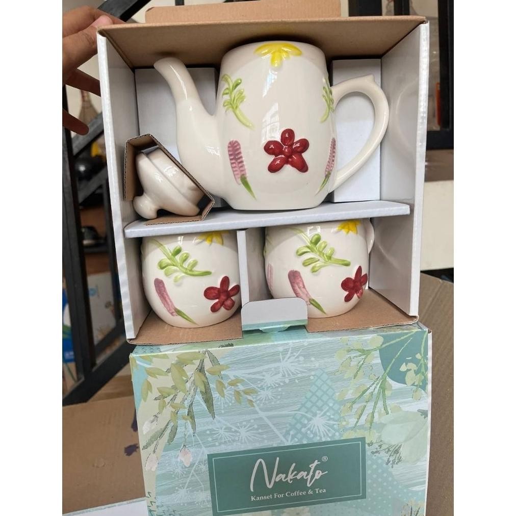 CANGKIR SET TEKO CANSET KOPITIAM NAKATO