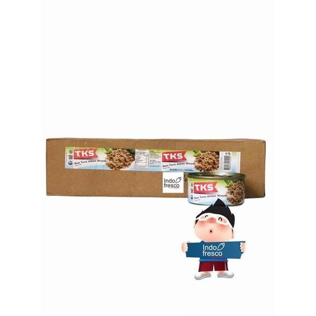 

READY TKS TUNA KALENG 185G - TUNA FLAKES KALENG PRAKTIS 1 DUS OJEK ONLINE