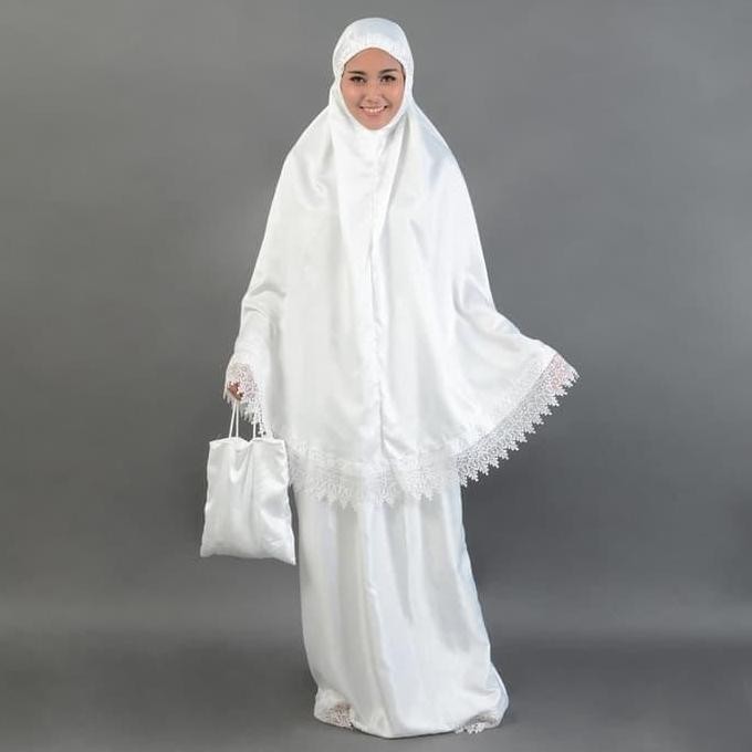 Mukenah Telekung Dolby Peralatan Sholat Wanita dewasa Muslimah