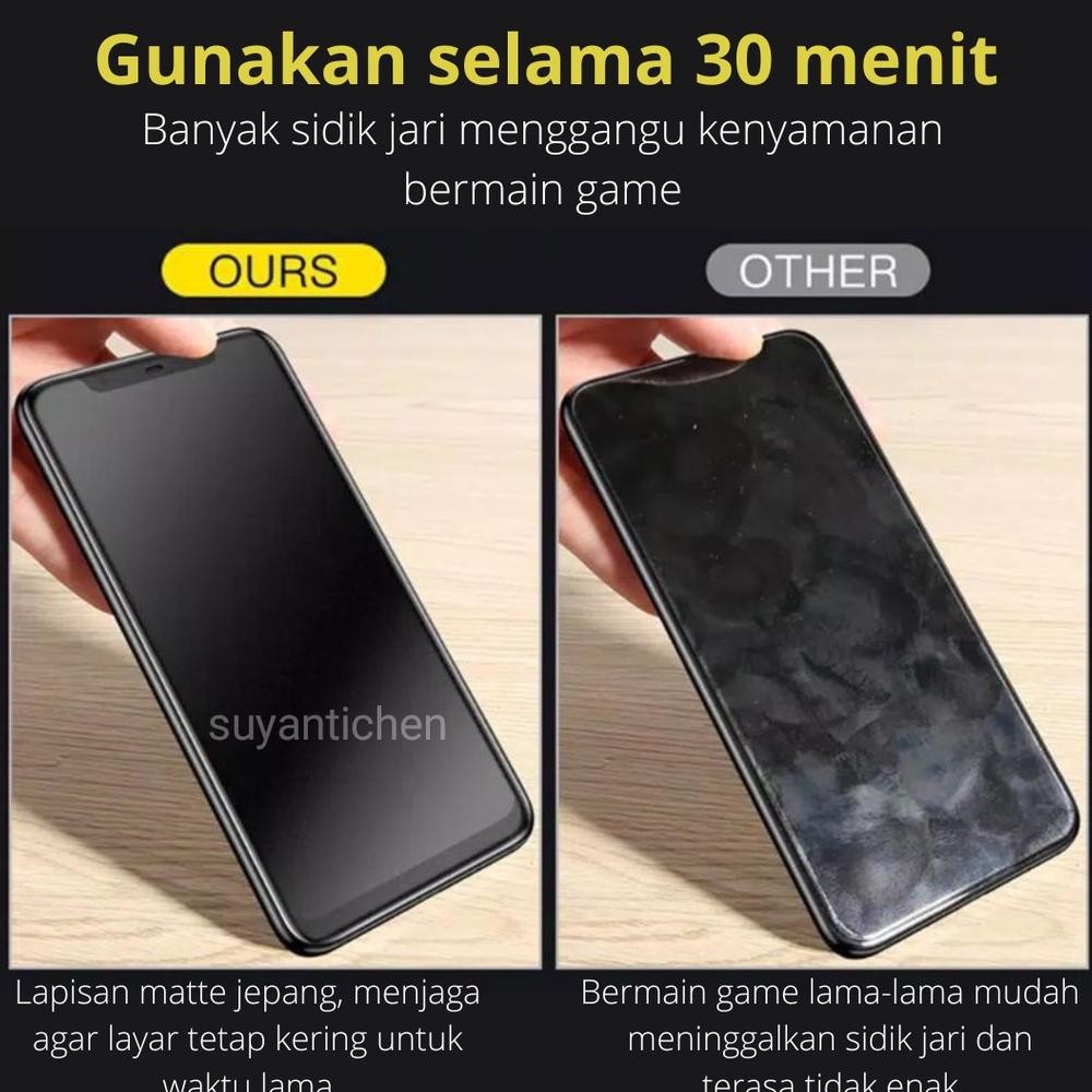 Termurah Tempered Glass Matte Full Layar Infinix  Hot 10T  Hot 11  Hot 11 2022  Hot 11 Play  Hot 11S