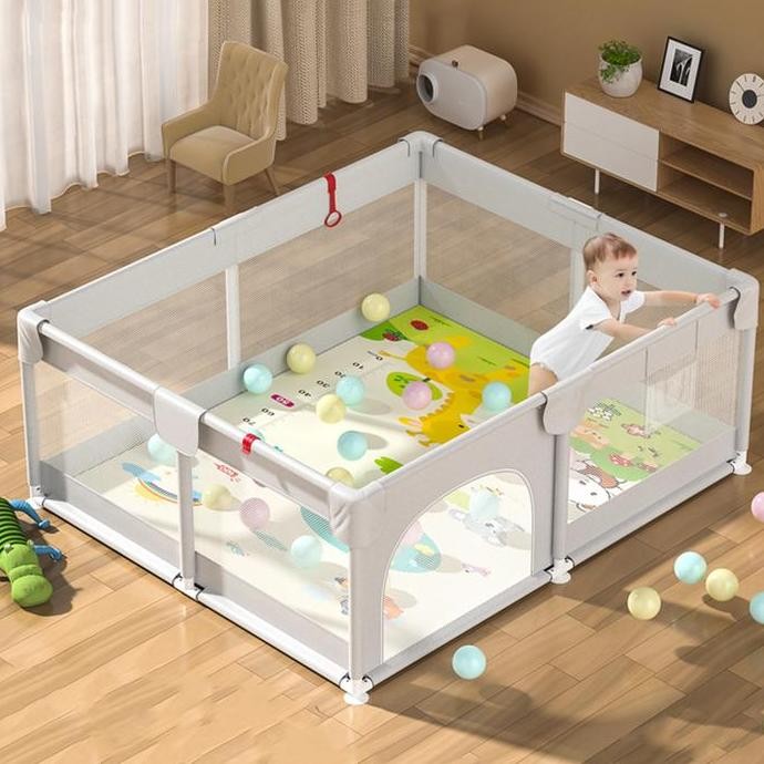 Gugubaby C08 Anak-Anak Bayi Boks Pagar Kolam Renang Taman Bermain Bermain Bola Bayi Mandi Pagar Peng