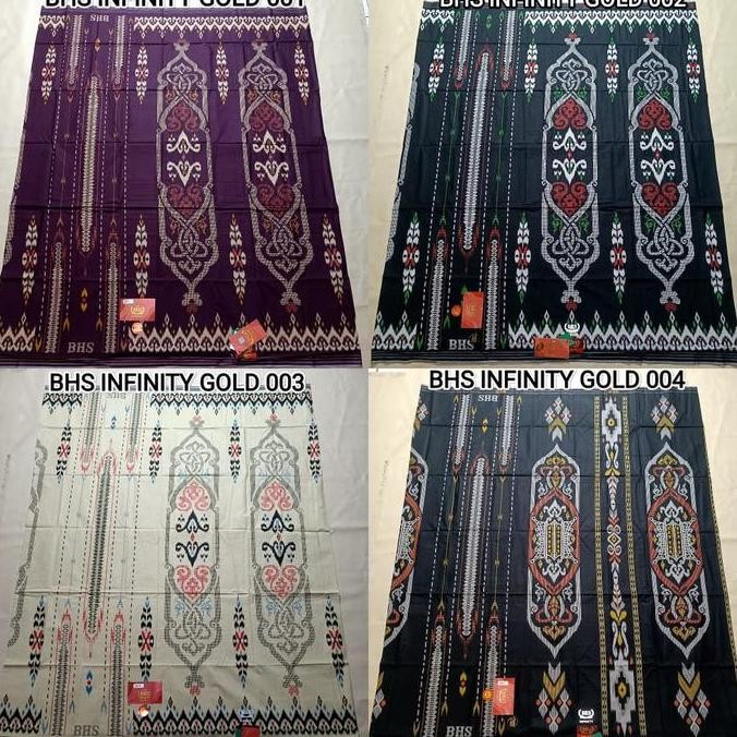 Sarung BHS Infinity Gold - Sarung Batik BHS Original