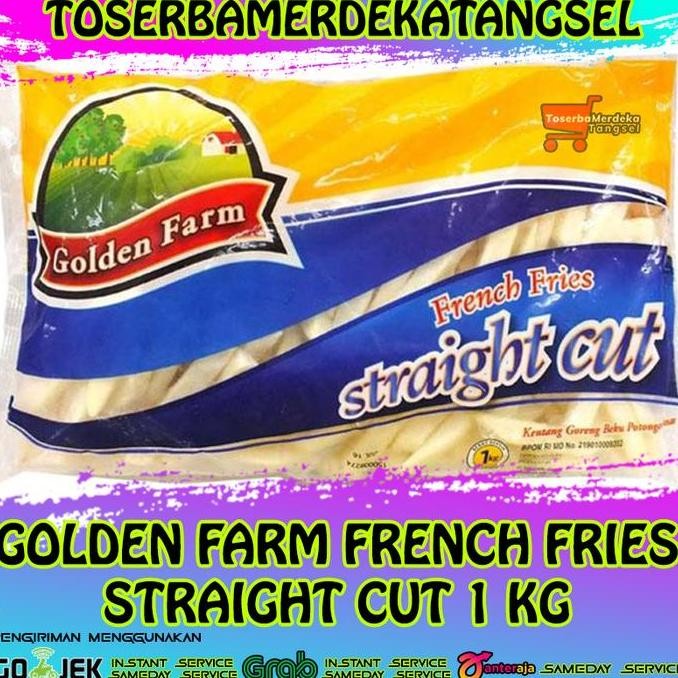 

Golden Farm French Fries Kentang Goreng Straight Cut 1Kg