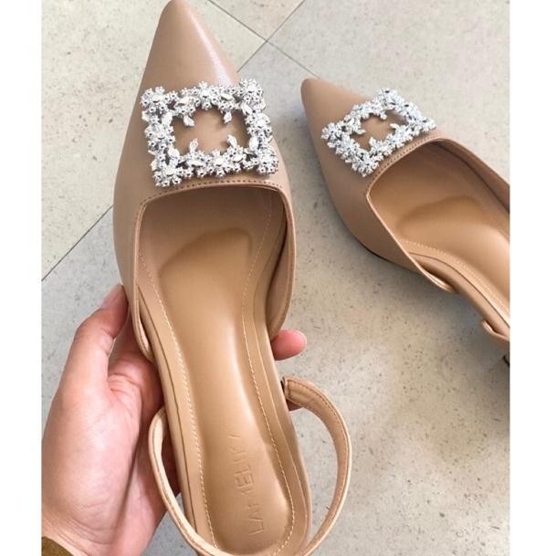LAMELIKA - Zora Mules Sandal Kondangan Wanita Elegan 3 Cm Slip On Anti Slip