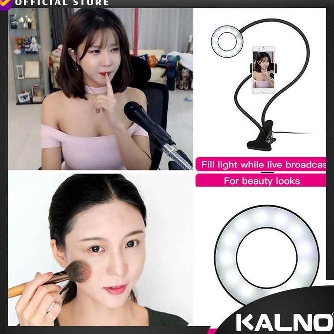 Tersedia Ring Light Jepit LED Versi 2 Lampu TikTok Belajar Laptop Selfie
