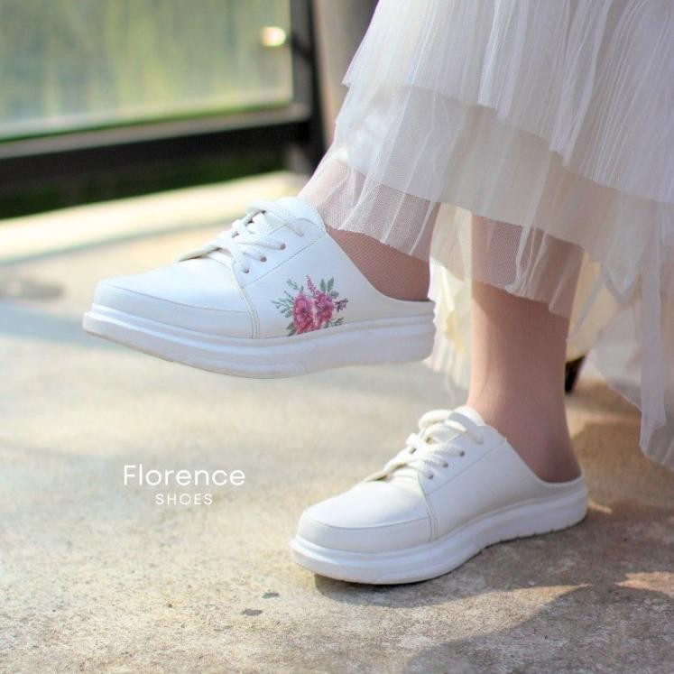ONE LOVE FLORENCE - SEPATU SNEAKERS SLIP ON MULES WANITA