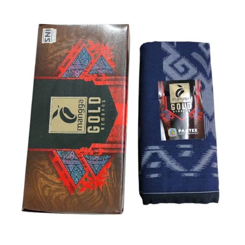 IC SARUNG TENUN MANGGA GOLD KEMBANG KHUSUS WARNA BIRU TUA MURAH Viral Kekinian Terbaru 2025 IR-09