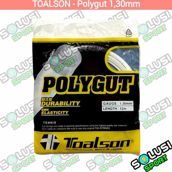 Bst Ready Toalson Polygut 1,30Mm Senar Raket Tenis Original Best Seller