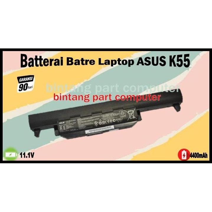 Baterai Asus Laptop k55 X55A X55C X55VD K45DR A32-K55 A41-K55