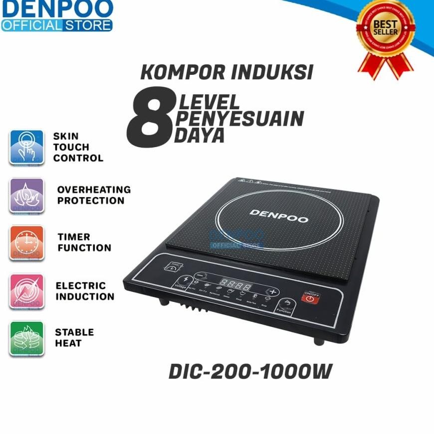 KOMPOR INDUKSI-KOMPOR LISTRIK DENPOO DIC 200-1000