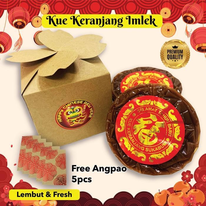 

IX Kue Keranjang Imlek - Dodol Imlek - Kue Cina | 2 pcs + Box
