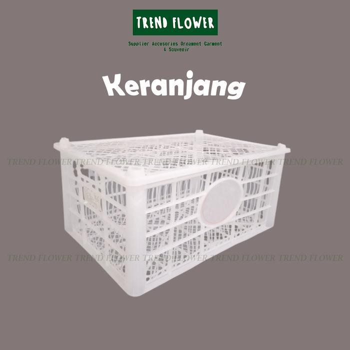 

IX Keranjang Buah Bekas Putih Tutup Plastik - Wadah Penyimpanan Storage