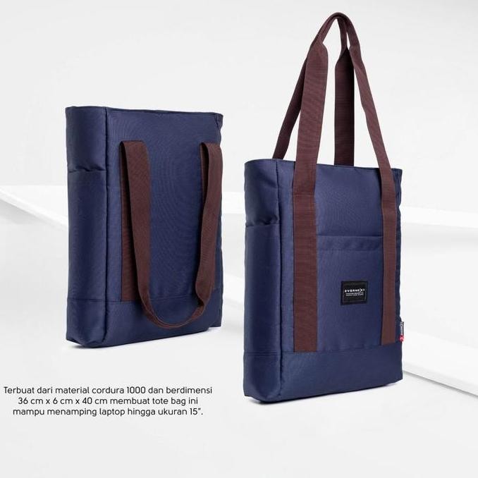 BBS Tas Kuliah Pria Wanita Totte Bag Laptop Jinjing Cordura Premium