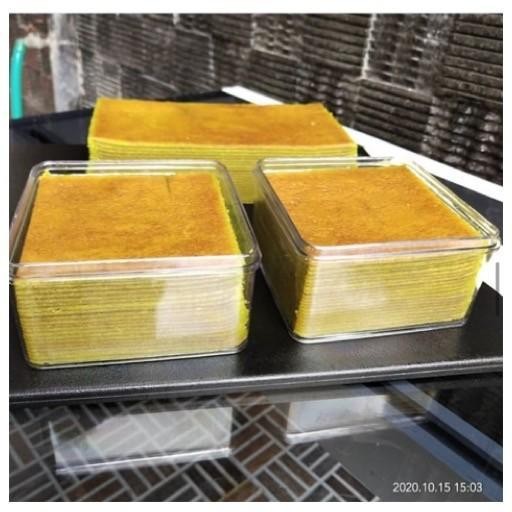 

IX Kue lapis legit bangka rasa pandan ukuran mini 10x10cm
