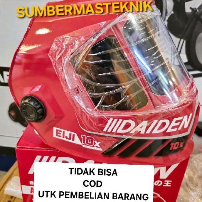 Kedok Las Otomatis Daiden Eiji 10 X Topeng Las Helmet Autodark Daiden Eiji 10X Co