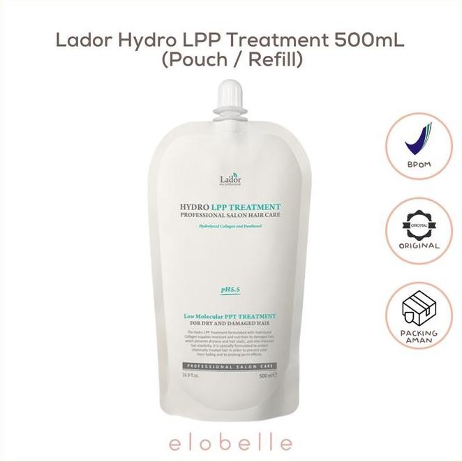 Terlaris Lador Hydro Lpp Treatment 500Ml (Conditioner Lador Hydro Lpp) Keratin Treatment Series / La