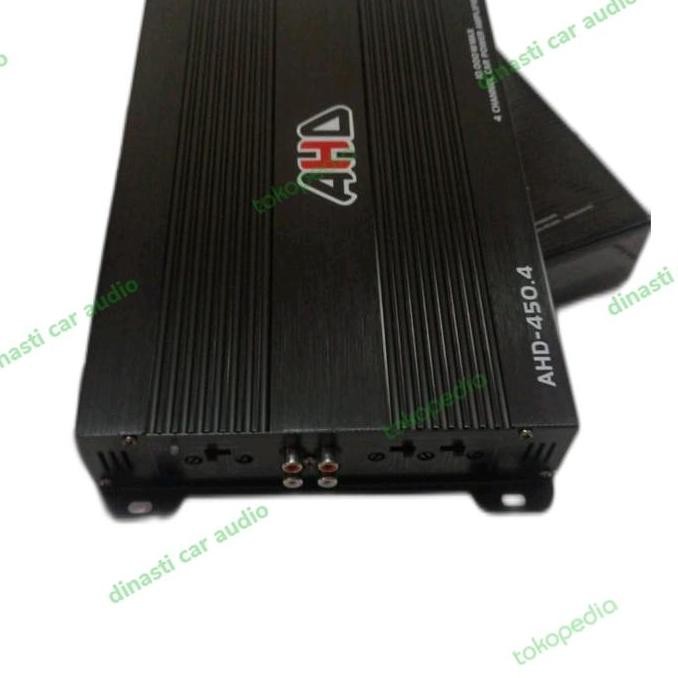 POWER AMPLIFIER AHD AHD-450.4 10W BLACK - Dinasti Audio