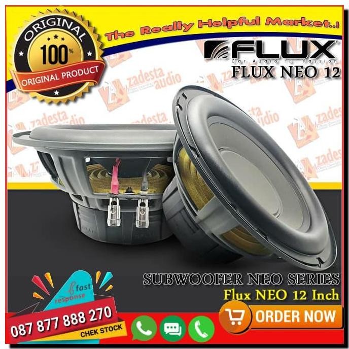 Subwoofer Flux Neo 12 Subwoofer Mobil Flux Neo 12 Inch