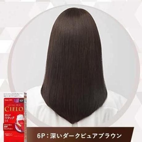 Terlaris Cielo Hair Dye Cat Rambut Jepang Hitam Coklat Gelap Uban Pasta Ready