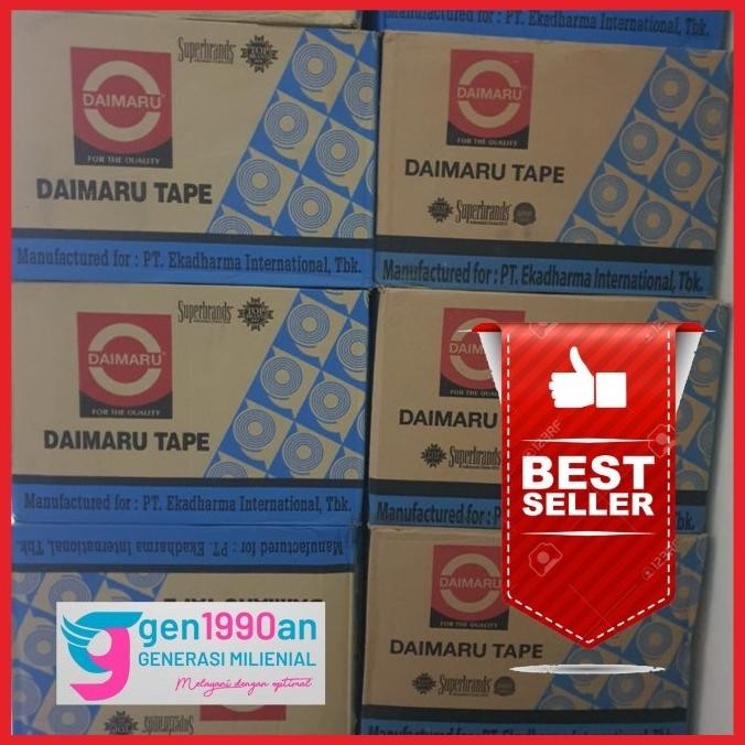 

Instant Daimaru Lakban Bening-Coklat Dus Daimaru 2" Instant-Same Day Only -