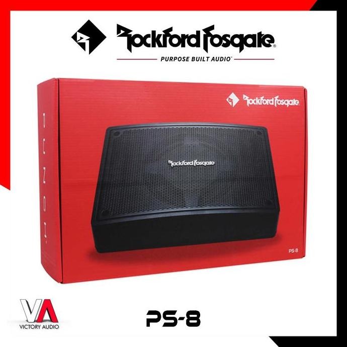 Subwoofer Aktif Kolong Jok Mobil 8 inch ROCKFORD FOSGATE PS 8 PUNCH SERIES Sub Underseat