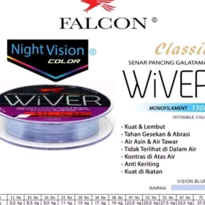 Senar Pancing Galatama Falcon Wiver 150M