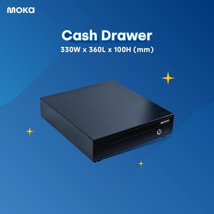 Premium Moka Cash Drawer | Moka POS Cash Drawer with Port RJ-11