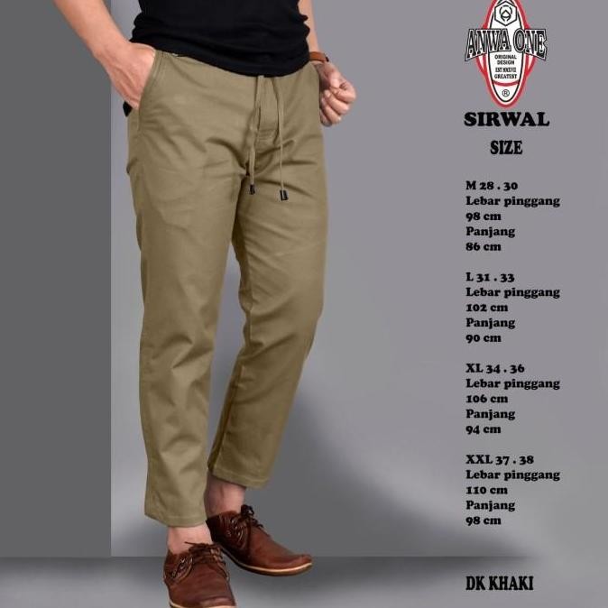 Sale Celana Sirwal Pria/Celana Chinos Sirwal Original Anwa One