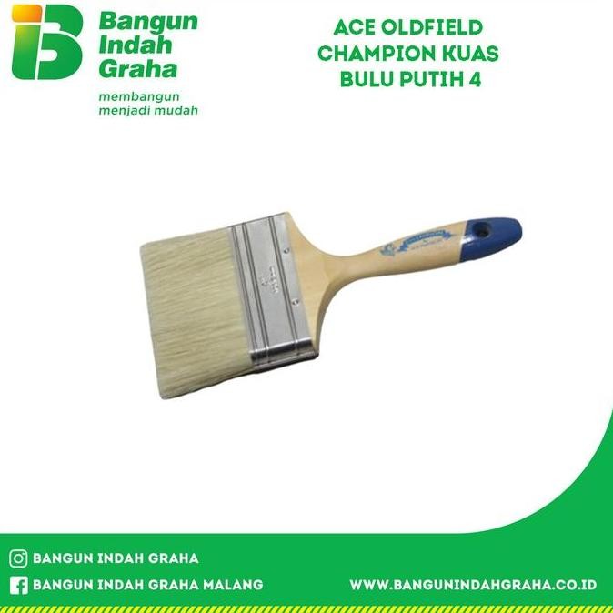 

Ace Oldfield Champion Kuas Bulu Putih 4 Co