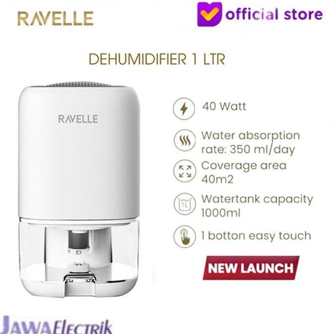 Ravelle Dehumidifier Kapasitas 1 Liter (Alat Pengontrol Kelembaban Udara) Co