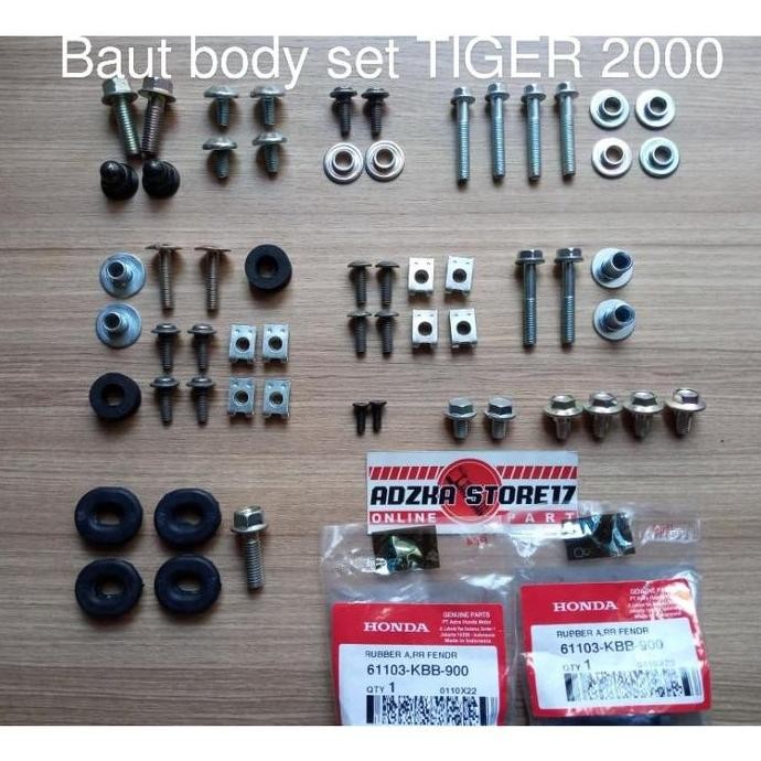 Baut Body Full Set Tiger 2000/Baut Body Lengkap Tiger Lawas Old 2000 Co