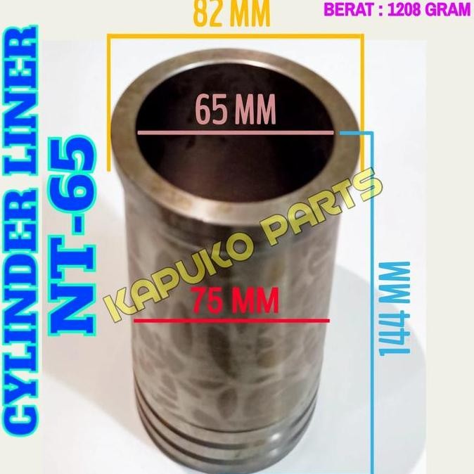Nt 65 Cylinder Liner 65Mm Mesin Diesel Yanmar New Stok