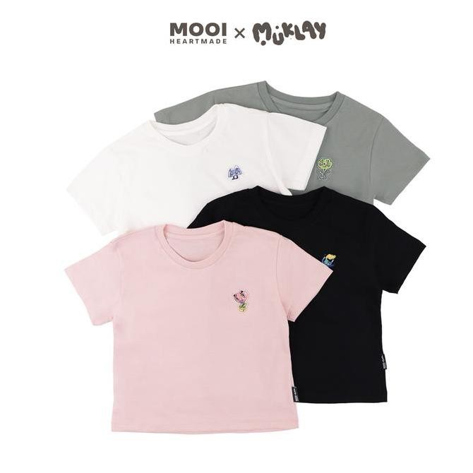 Mooi X Muklay Kaos Anak Unisex T-Shirt Basic Kids