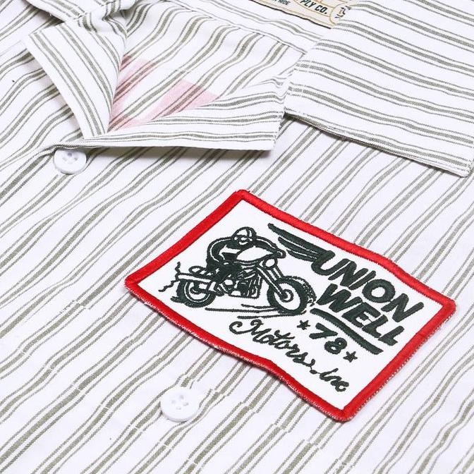 Unionwell Shirt Dirt Stripe Green