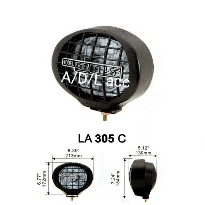 Lampu Kabut Tembak Sorot Penerang Foglamp Oval Putih Universal La 305 Terbaru