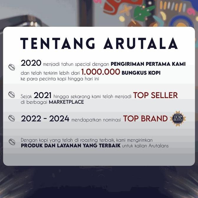 

ARUTALA Kopi Robusta Temanggung Wine 500 gram