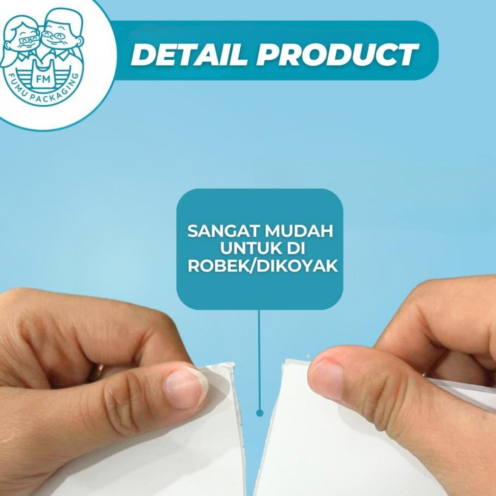 

Berkualitas Label Thermal 100X150Mm Roll / Sticker Label Barcode Isi 500Pcs Premium Promo