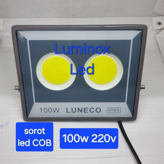 Kap Sorot Led 100W Lampu Tembak Led 100Watt Floodlight 100 W Cob 220V Terbaru