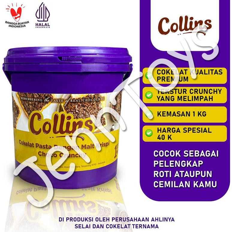 

JennToys - COLLINS CRUNCHY 1KG - COKLAT VIRAL