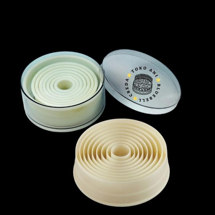 

(Ready) Nylon Round Plain Cutter 2049 , Set Of 9 ( 2Cm Up To 10Cm Approx) Bestseller