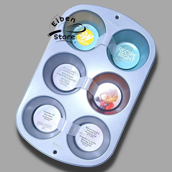 (Ready) Wilton Jumbo Muffin Pan 6Cup Bestseller