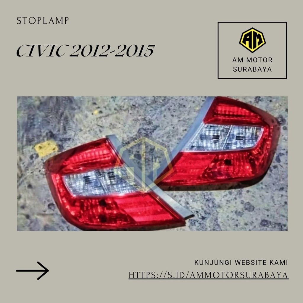 Stoplamp CIVIC FB 2012-2015