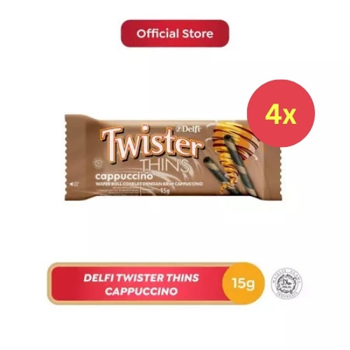 

Delfi Twister Thin Cappuccino 15gr x4