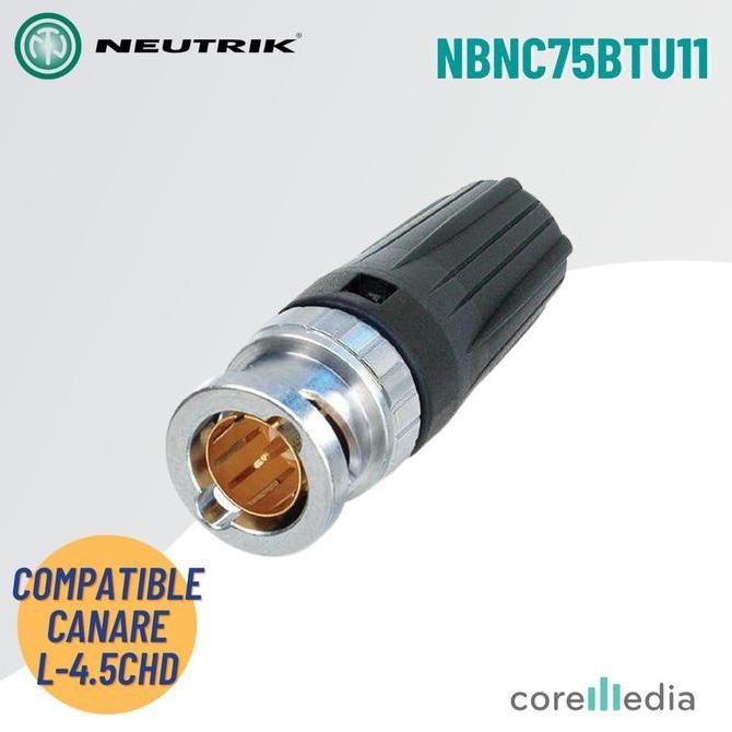 Neutrik Nbnc75Btu11 Reartwist Bnc Cable Connector