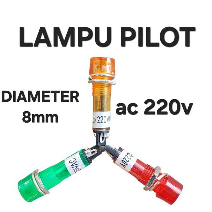 LAMPU INDIKATOR 220V 220 LED PILOT 220 VOLT LAMPU PILOT