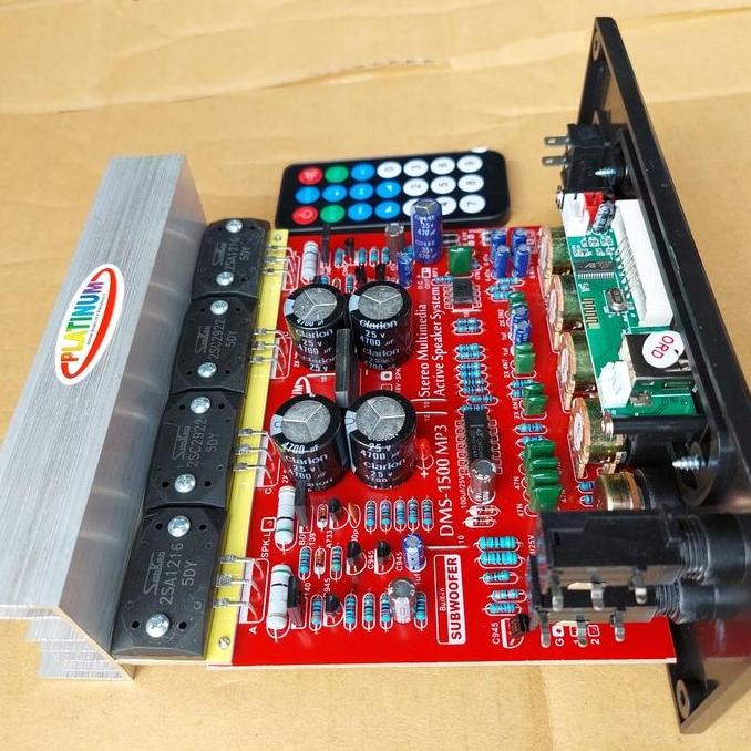 DMS 1500 MP3 KIT SPEAKER AKTIF SANKEN MP3 PLATINUM KIT PCB SPEKER AUDIO SOUND SISTEM STEREO WATT LOU